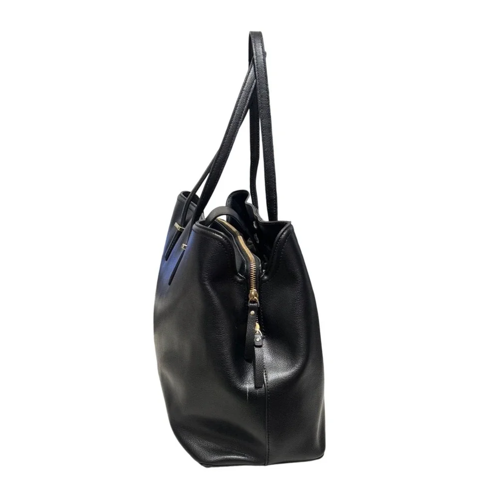 Kate Spade Wellesley Elena Shoulder Satchel Bag Women Black Leather